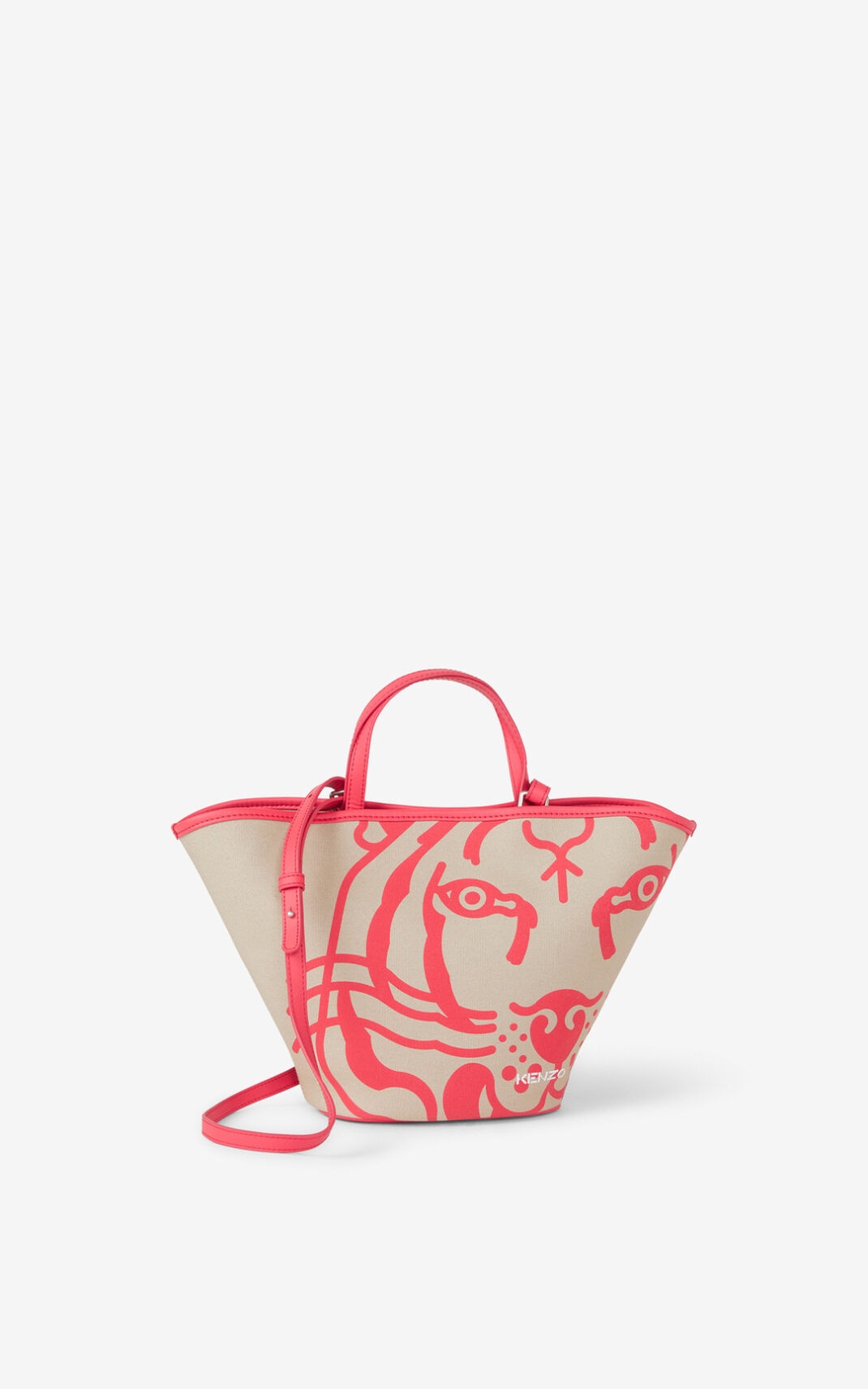 Small K-Tiger shoulder tote bag - 1