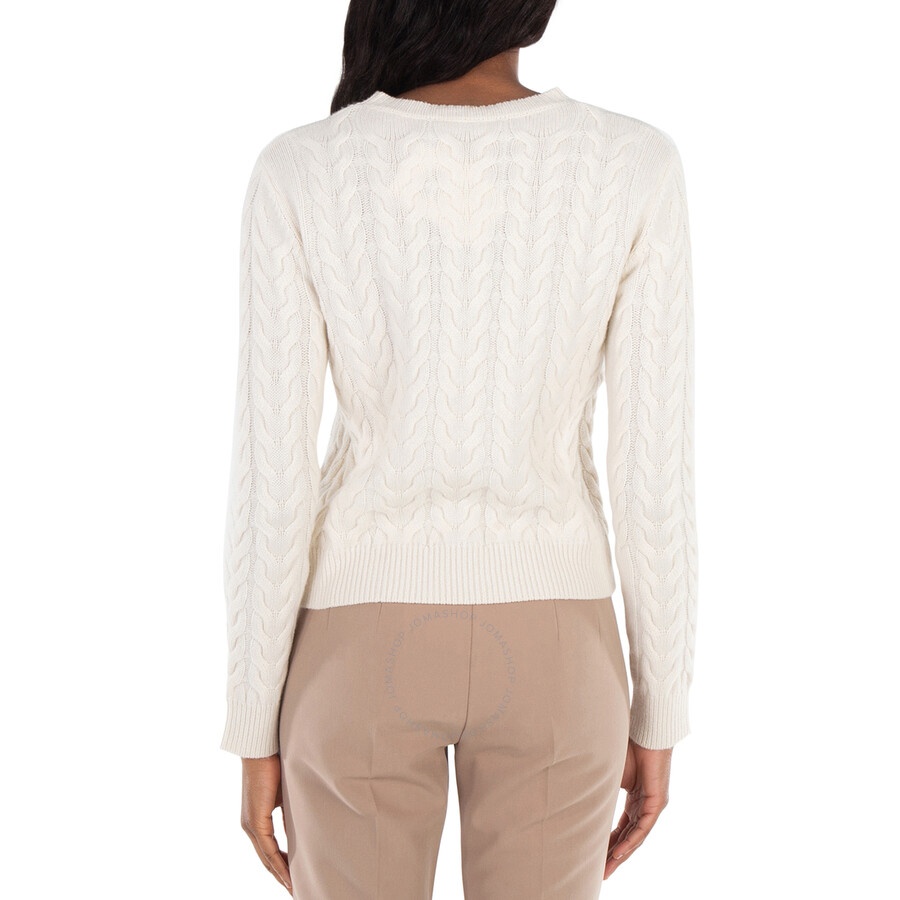 Max Mara Odessa Cable Knit Cashmere Sweater - 3