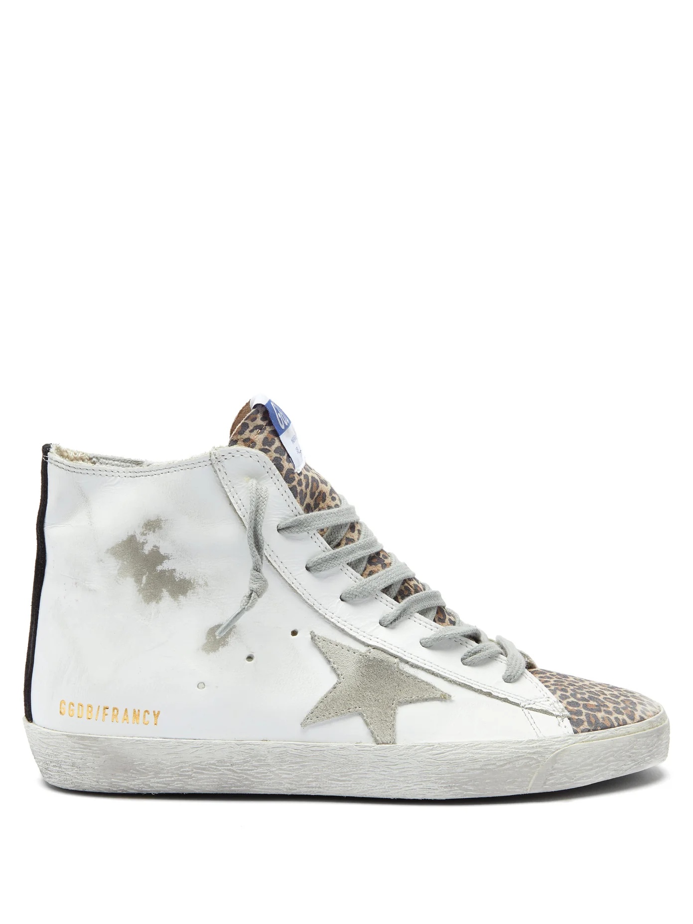 Francy high-top leather trainers - 1