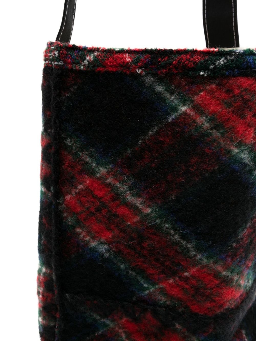 x Tembea checked cotton tote bag - 4