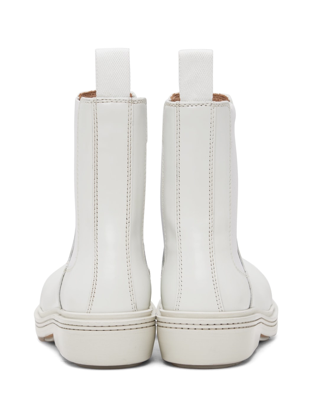White Fireman Chelsea Boots - 2