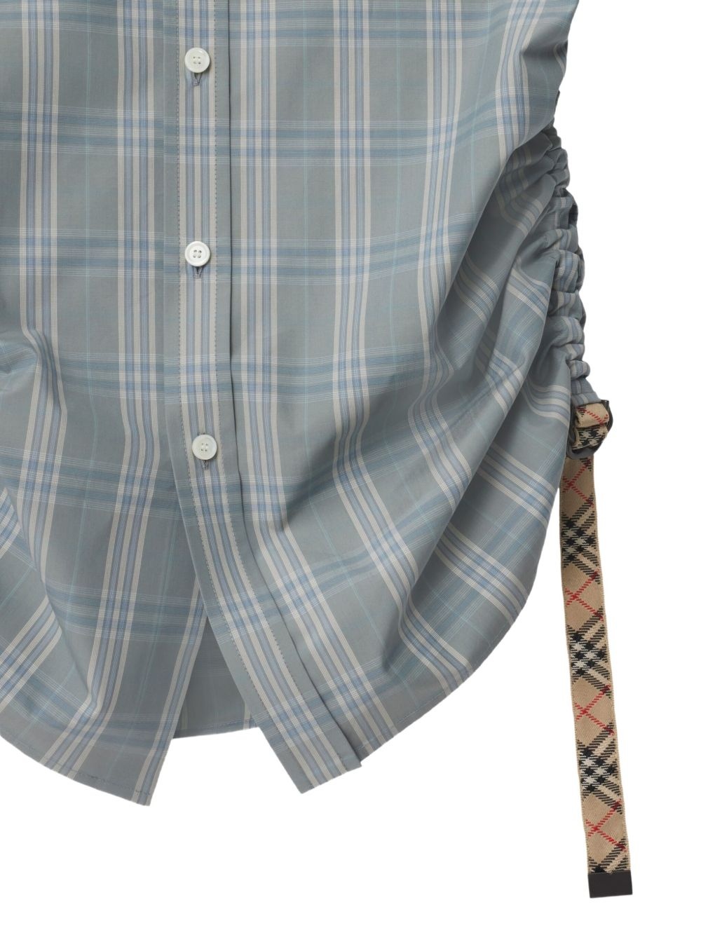 checked cotton shirt - 2