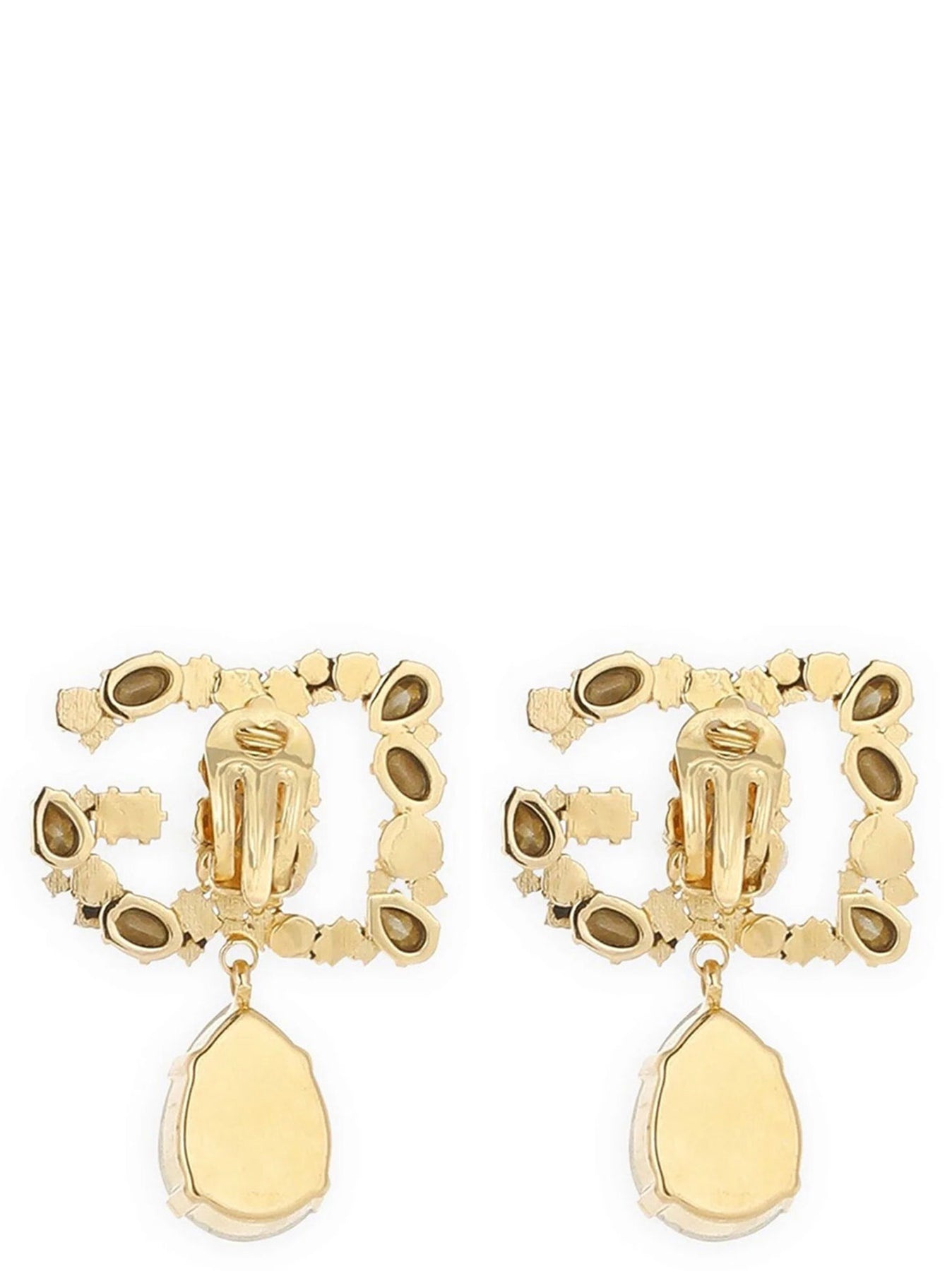 Logo Earrings Jewelry Gold - 2