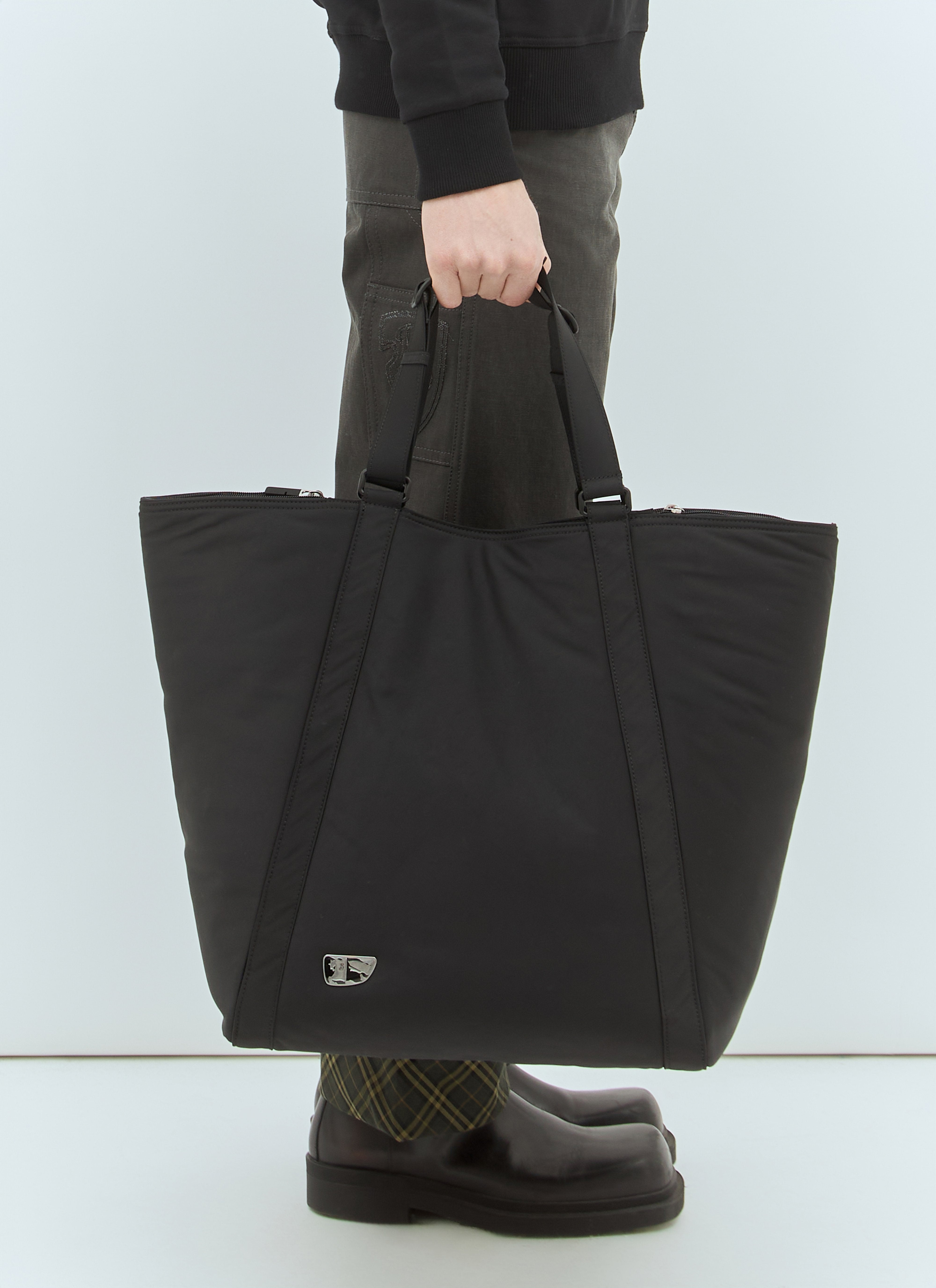 Burberry Men Shield Field Tote Bag - 4