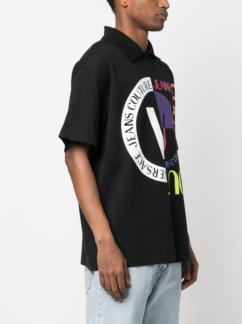 logo-print cotton T-shirt - 3