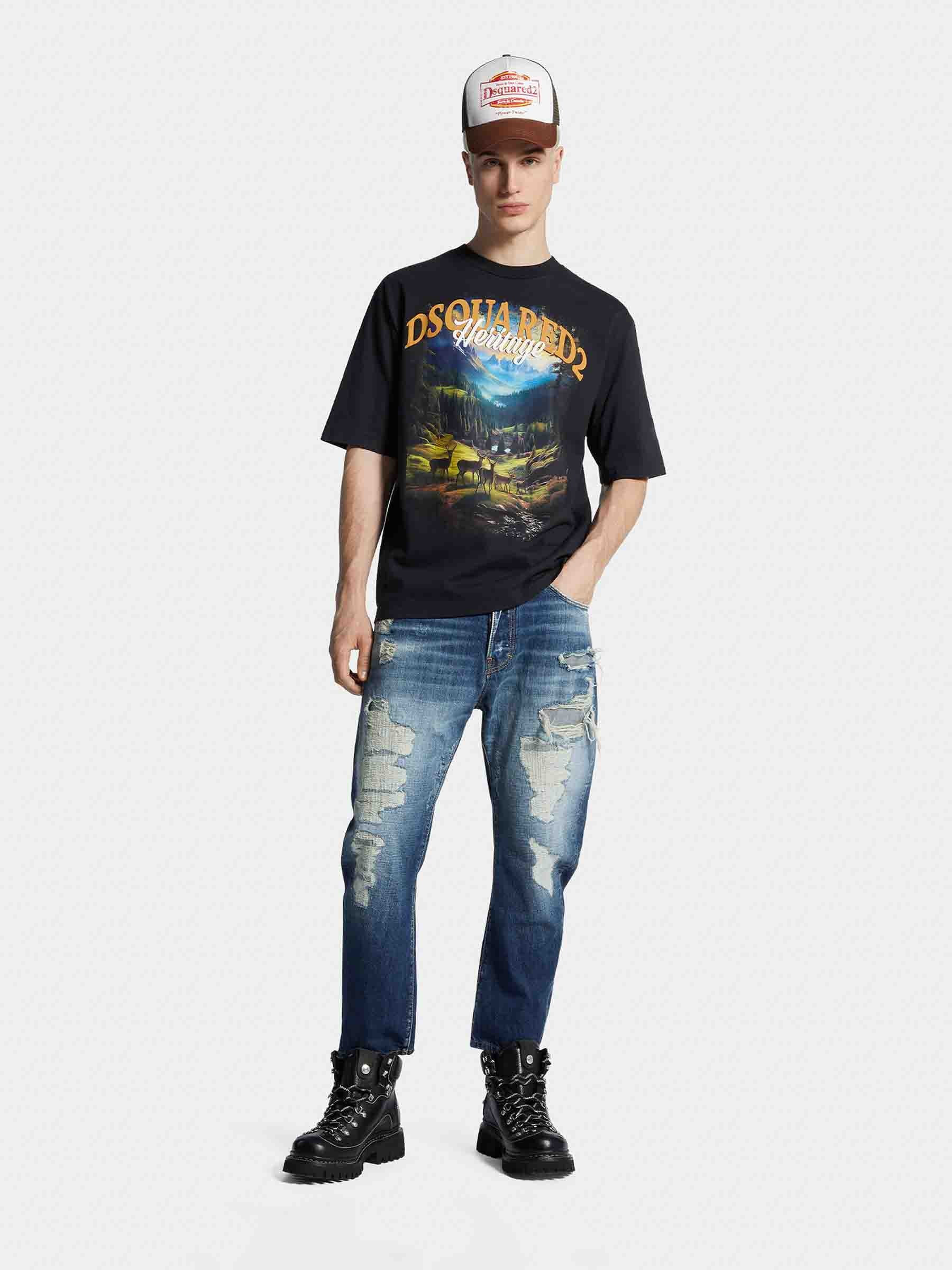 DISTRESSED BRO JEANS - 2