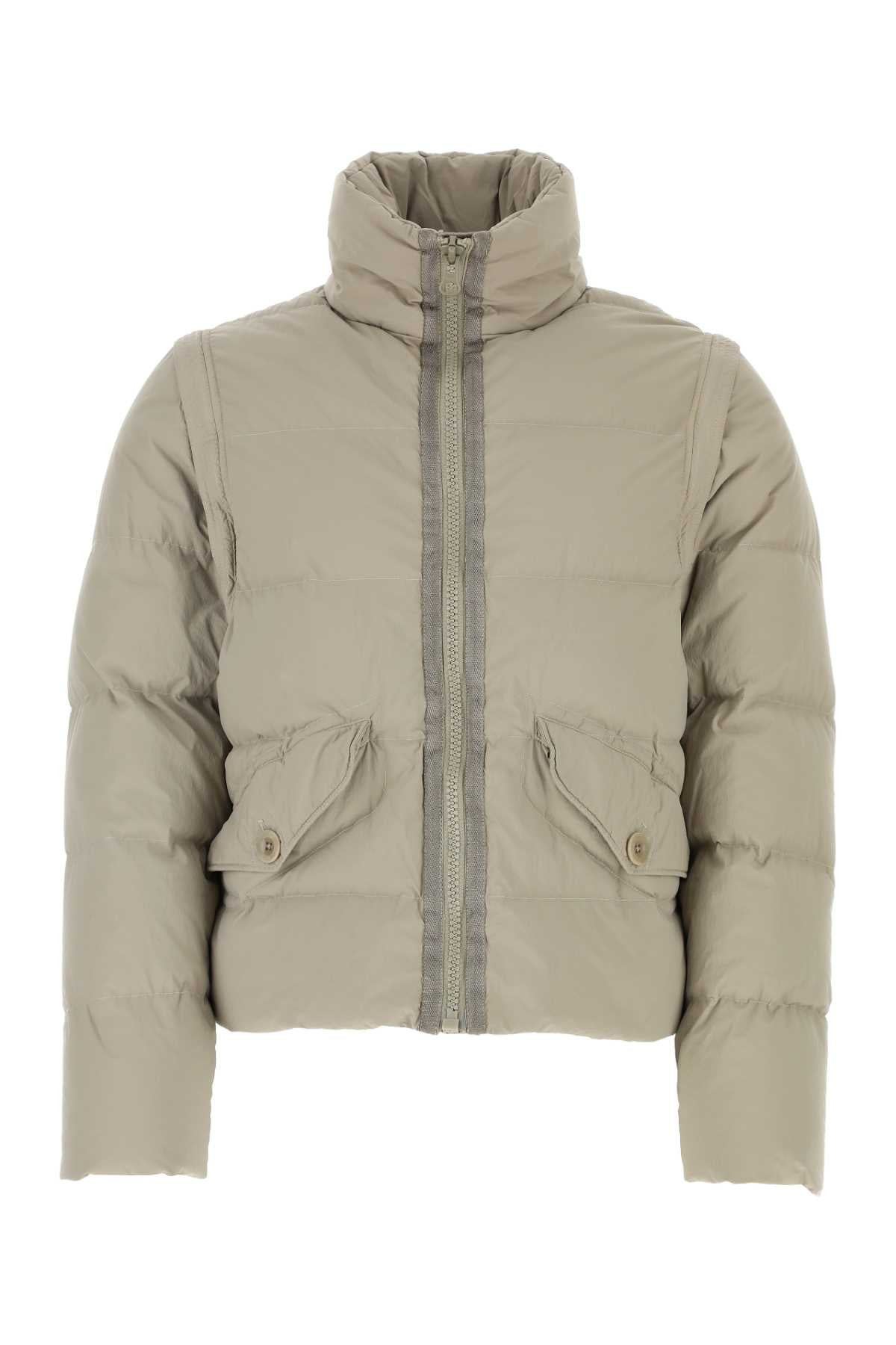 Ten C Men Dove Grey Nylon Austral Down Jacket - 1