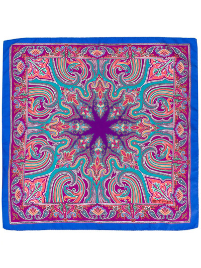 Etro printed pocket square outlook