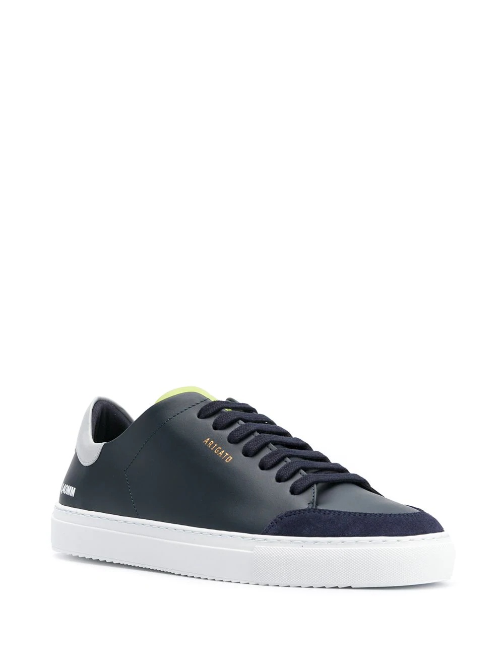 contrast-panel low-top sneakers - 2