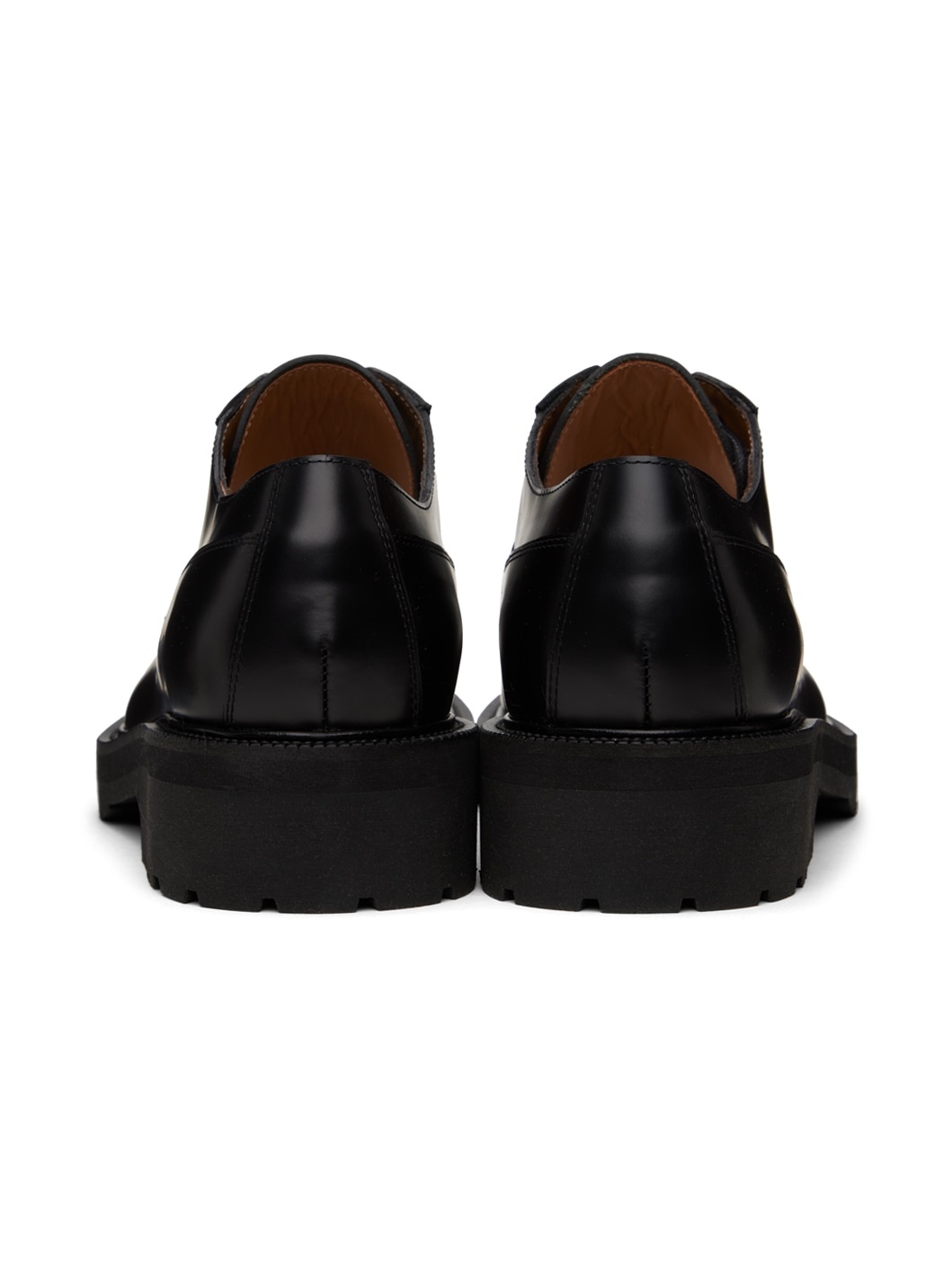 Black Moc Toe Derbys - 2