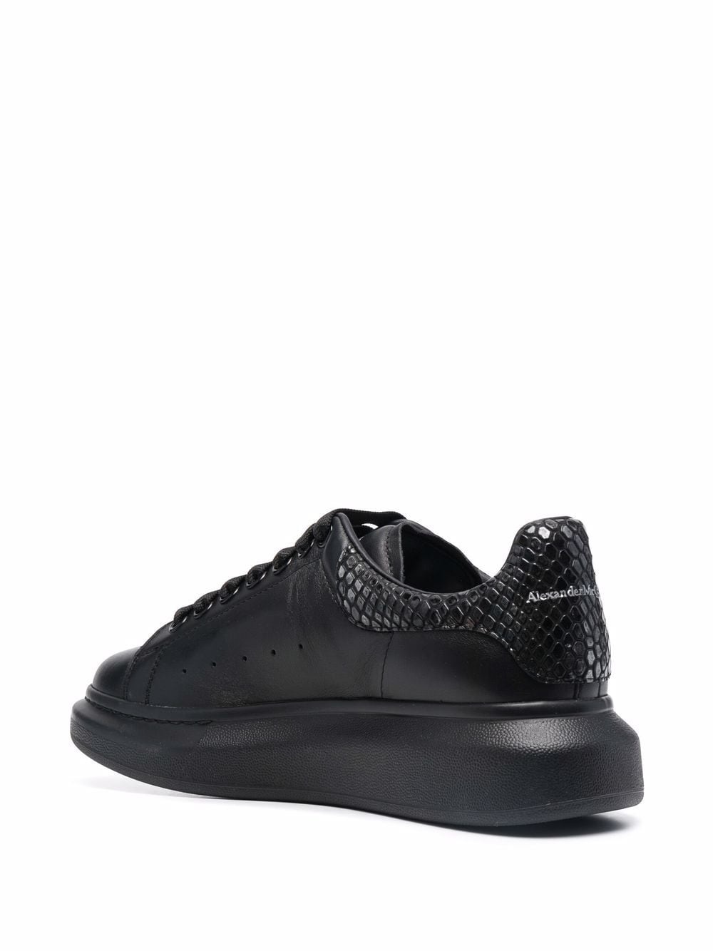 Oversized snakeskin-effect sneakers - 3