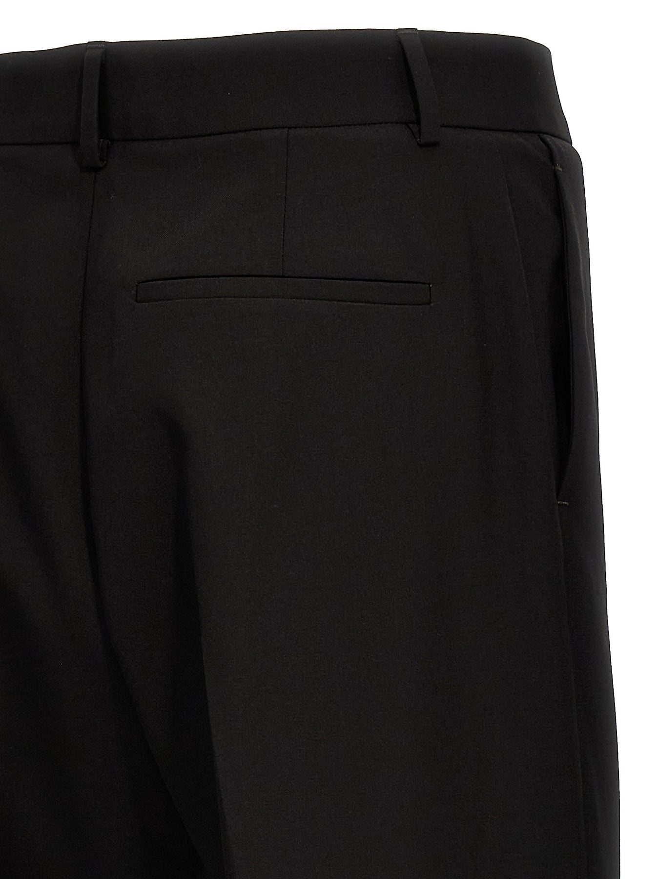 Valentino Wool Pants Black - 4