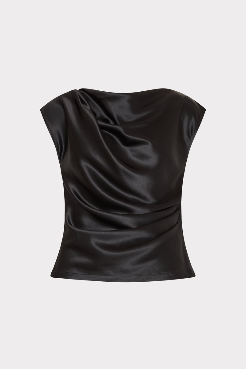 Kari Hammered Satin Top 1
