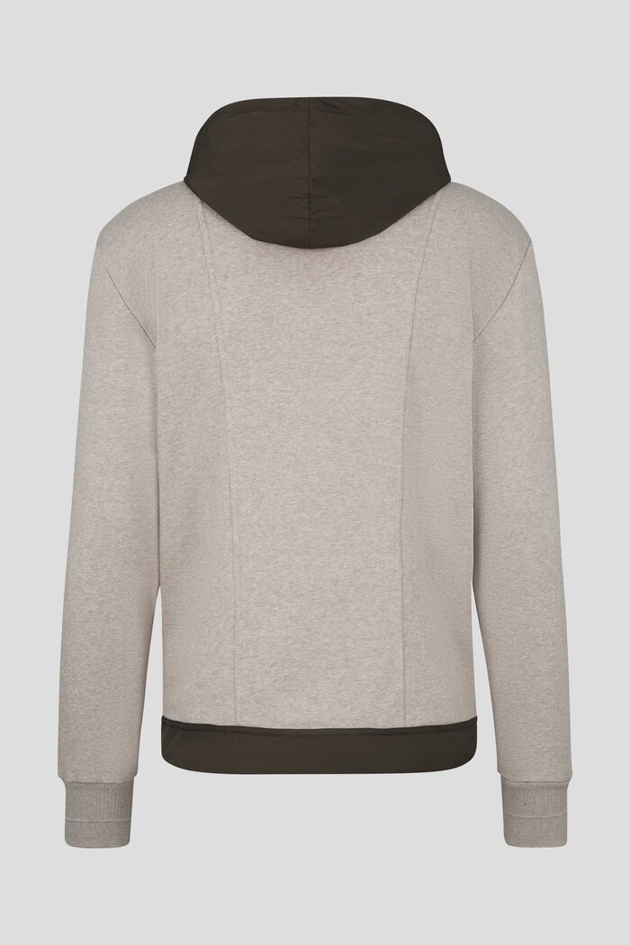 York Hoodie sweatshirt jacket in Beige/Olive green - 5