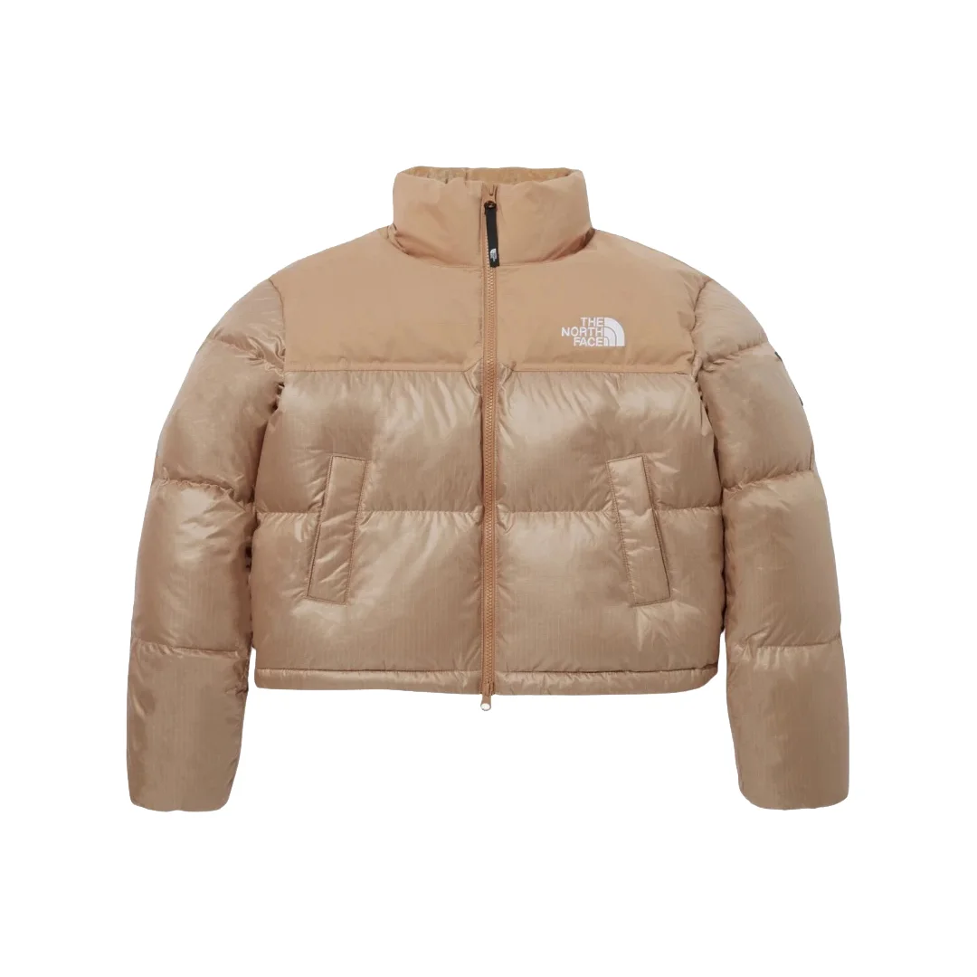 (WMNS) The North Face White Label Novelty Nuptse Down Jacket Asia Sizing 'Beige Brown' NJ1DP85N - 1