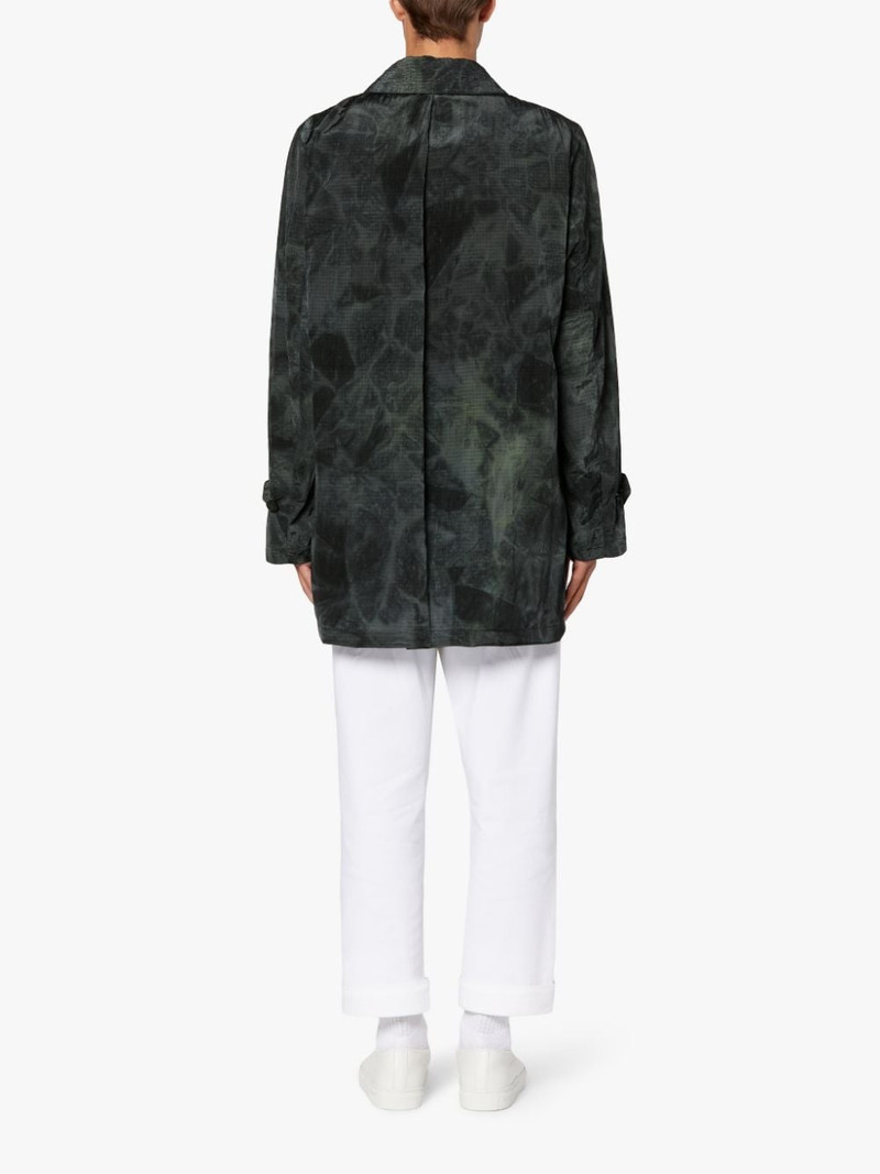 TORRENTIAL BLACK TIE DYE NYLON RAINCOAT | GMM-218 3