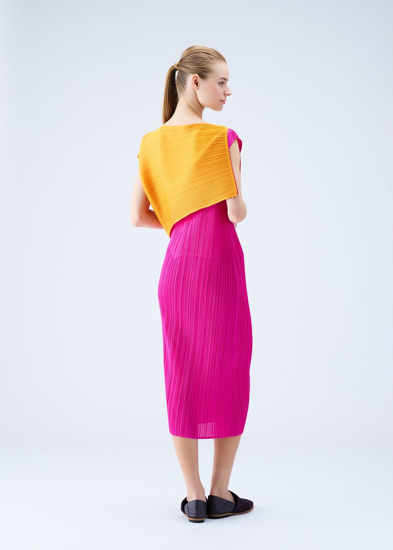 Pleats Please Issey Miyake BIRD OF PARADISE DRESS | REVERSIBLE