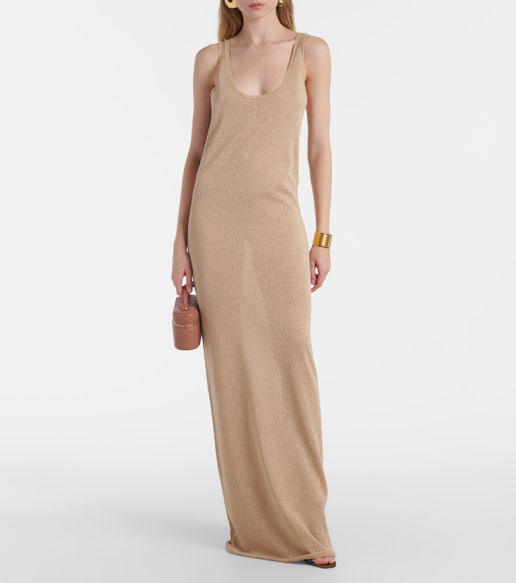 Lamé maxi dress - 2