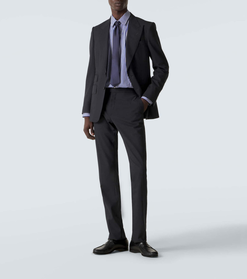 TOM FORD Bengal stripe cotton poplin shirt outlook