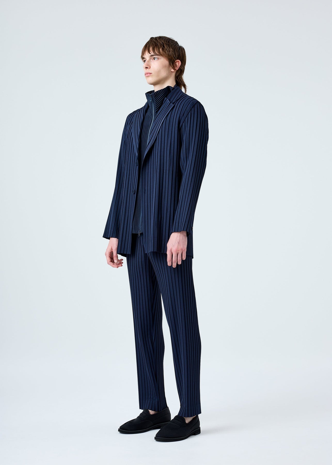 BOX PLEATS ENSEMBLE JACKET - 3