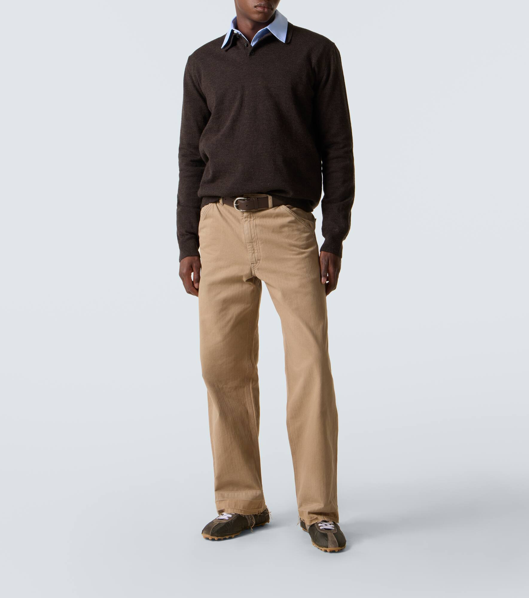 Wool polo sweater - 2