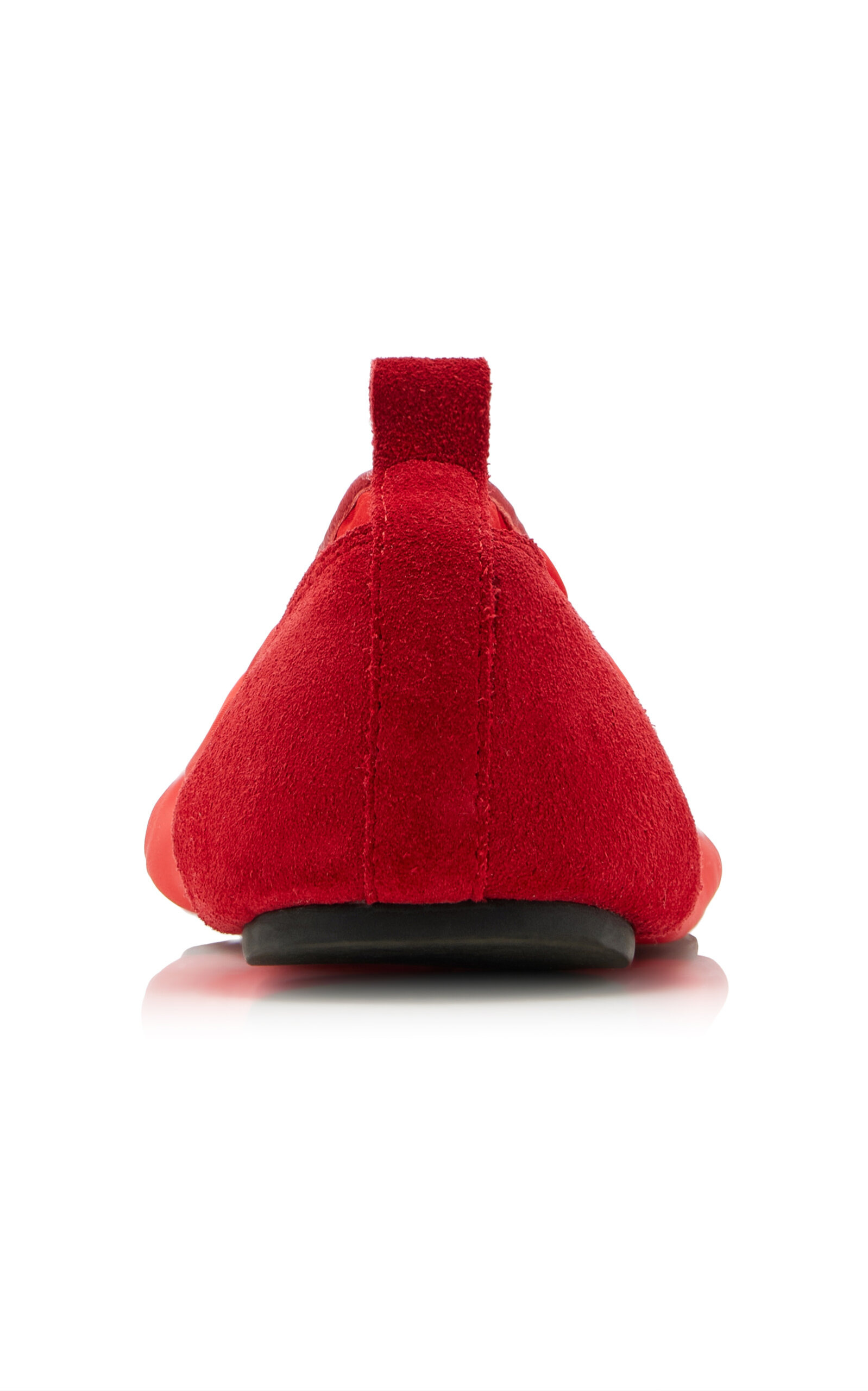 Satin Ballet Flats red - 4