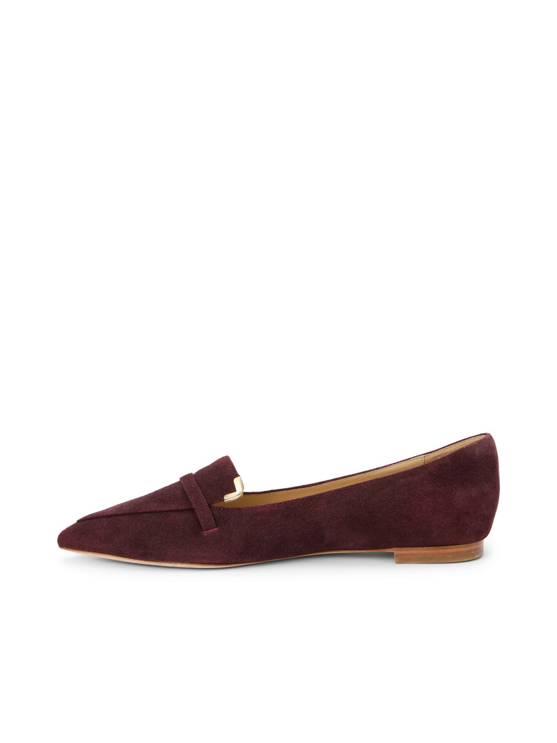 L'AGENCE Brielle Suede Loafer outlook