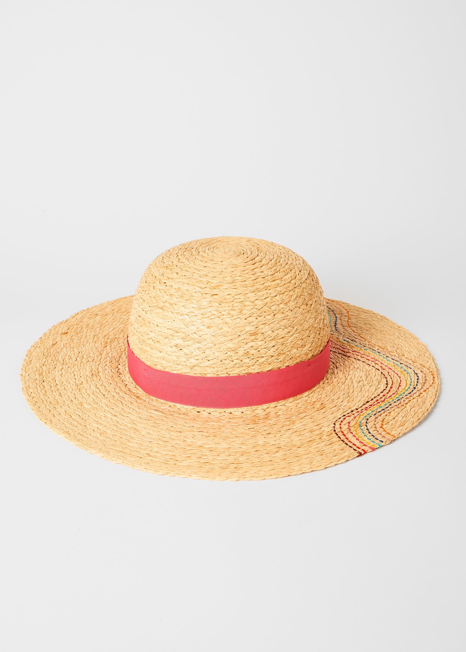 Wide Brim Straw Sun Hat - 2