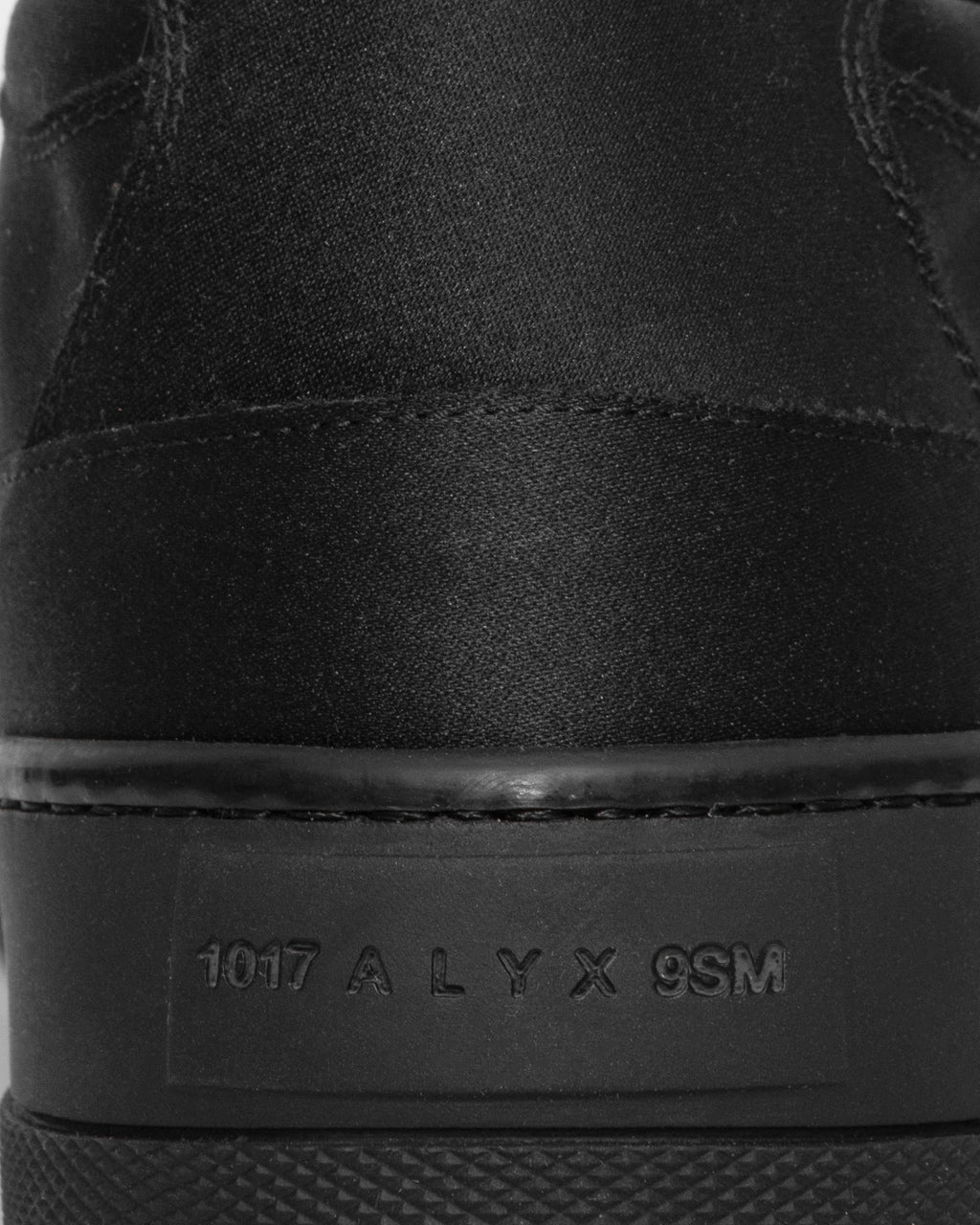 SATIN BUCKLE LOW TRAINER - 8