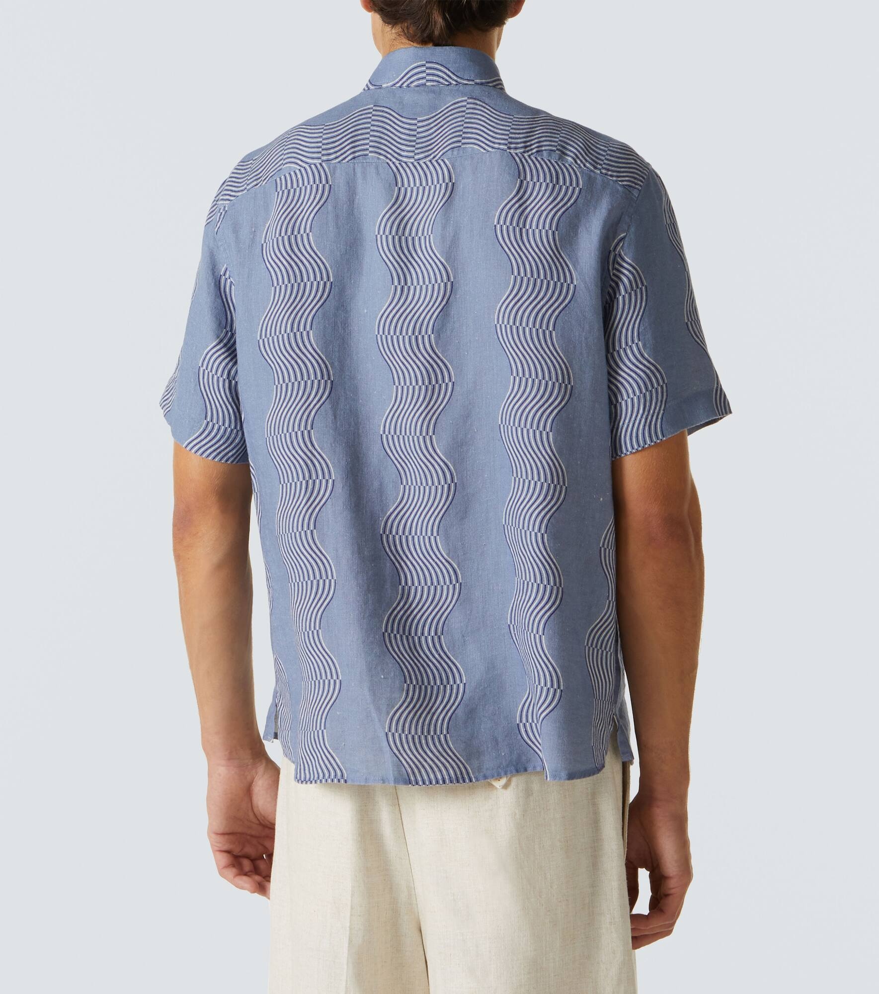 Castro printed linen shirt - 4