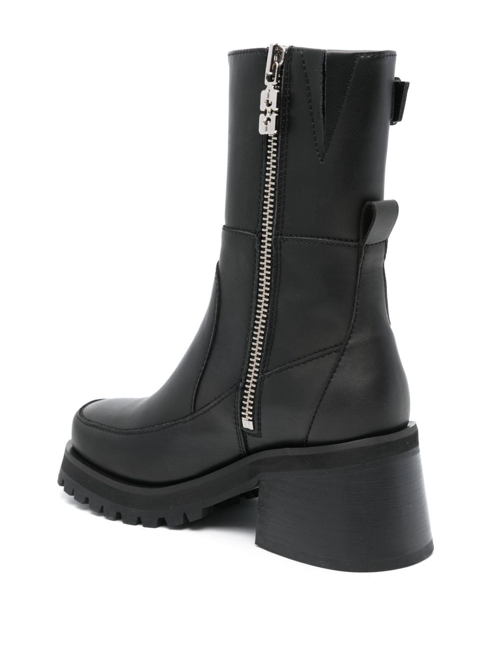 faux-leather boots - 3