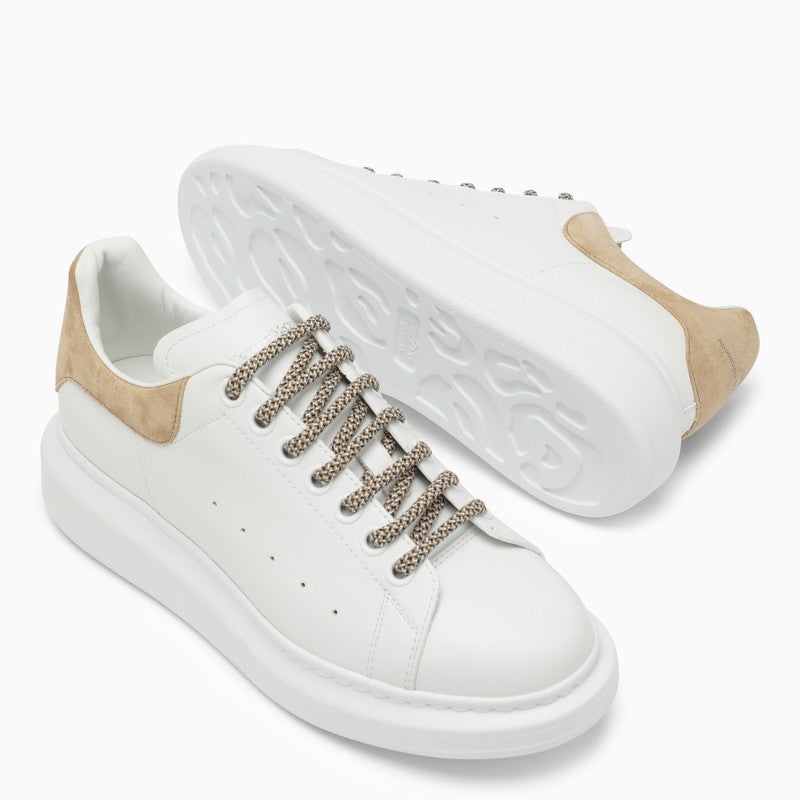 Alexander Mcqueen White And Camel Oversize Sneaker Women - 5