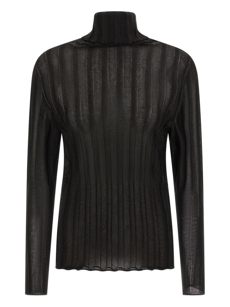 ribbed lurex sweater 1
