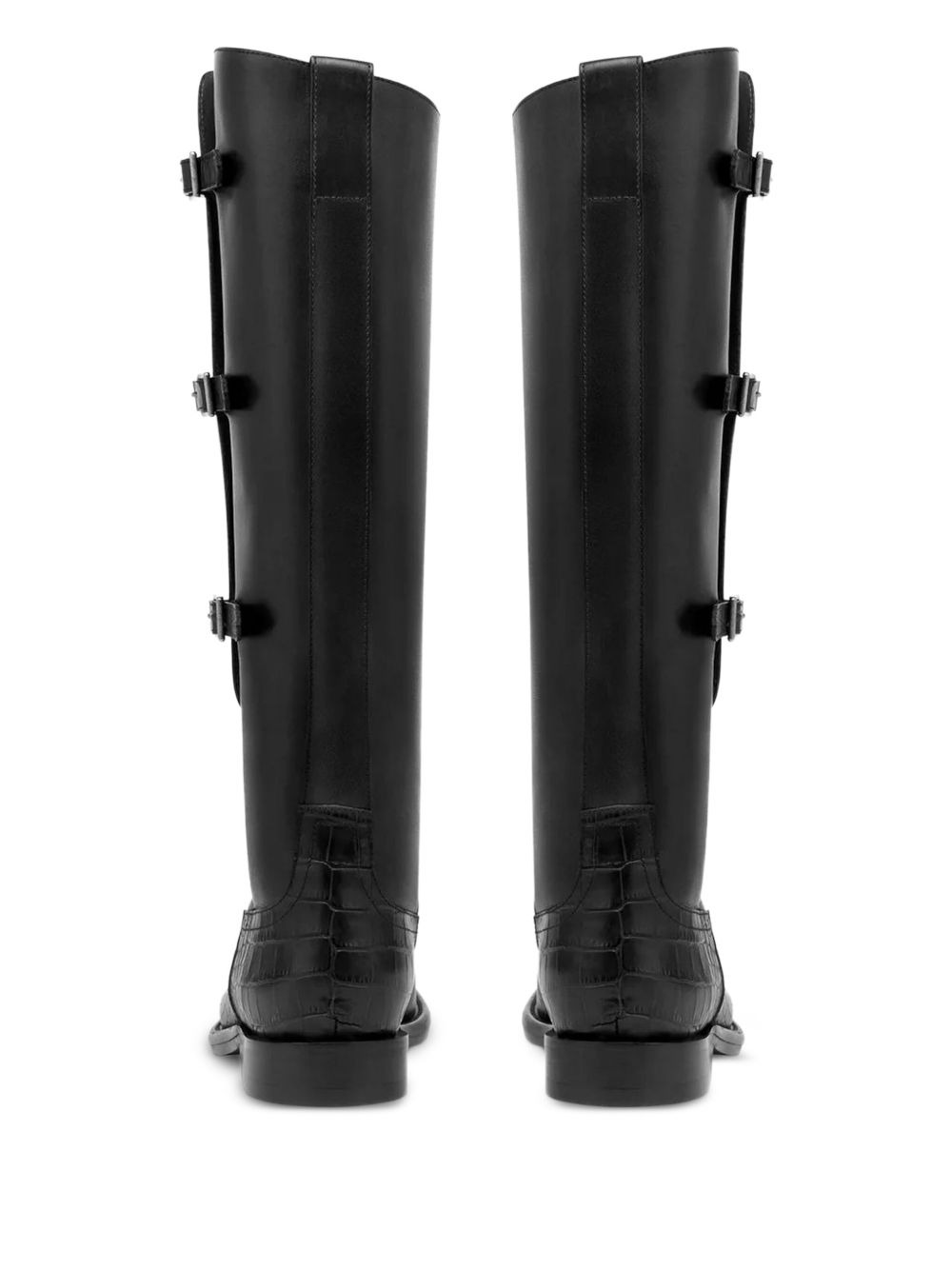 20mm Montana Buckle crocodile-embossed boots - 3