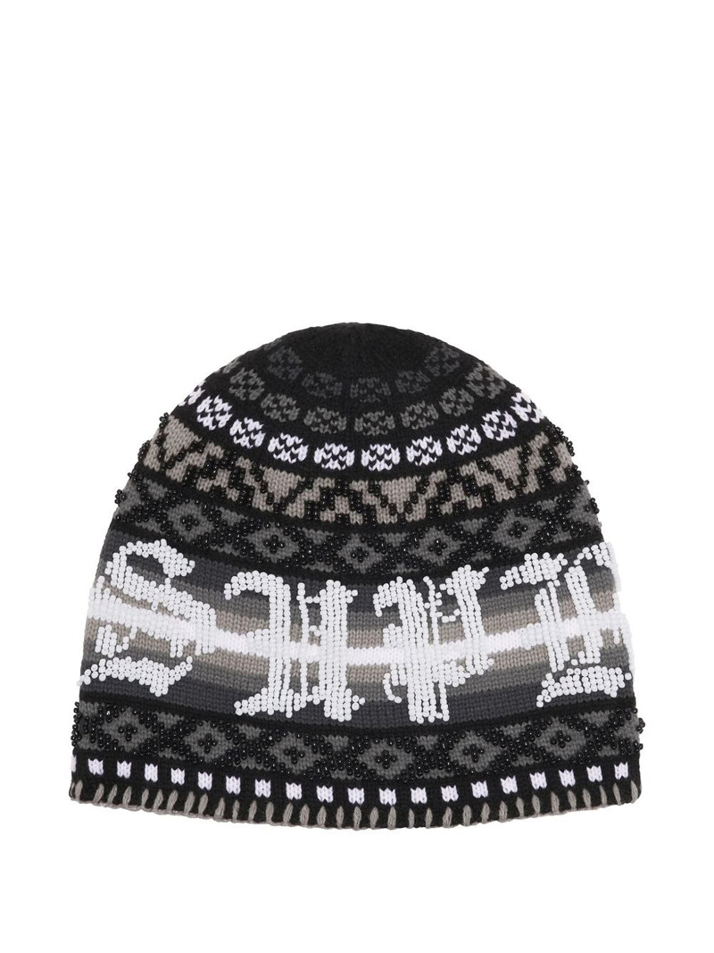 beaded beanie hat 1