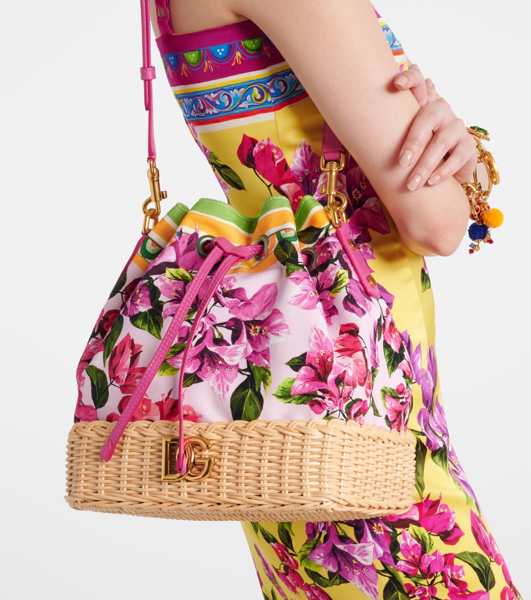 Taormina DG floral bucket bag - 2