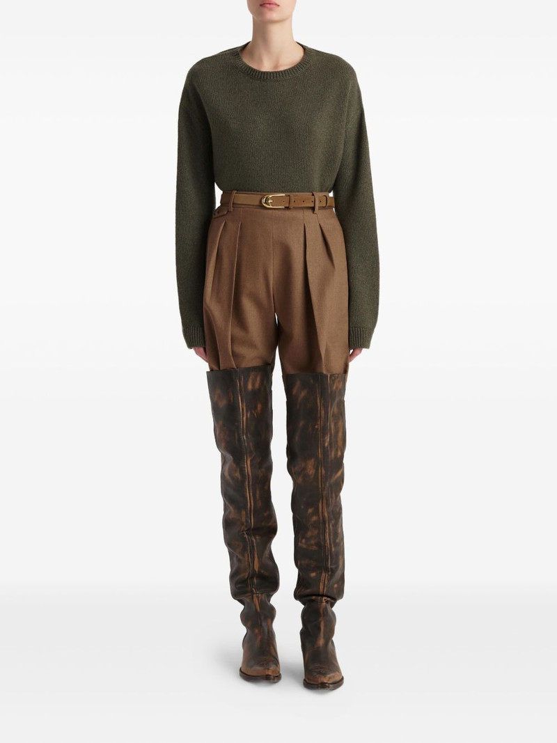 KHAITE Milo ribbed knitwear outlook