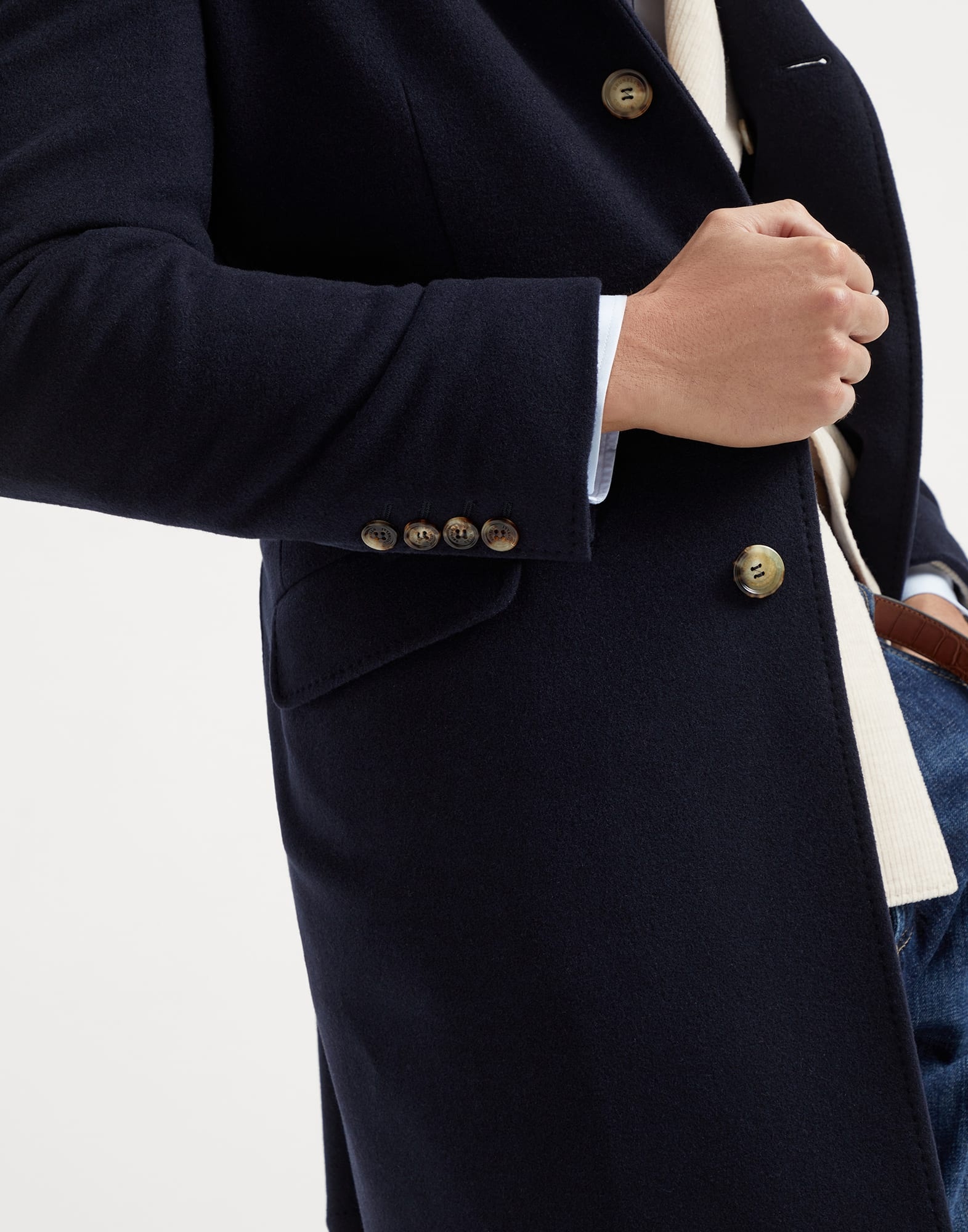 Water-resistant lightweight cashmere overcoat - 3