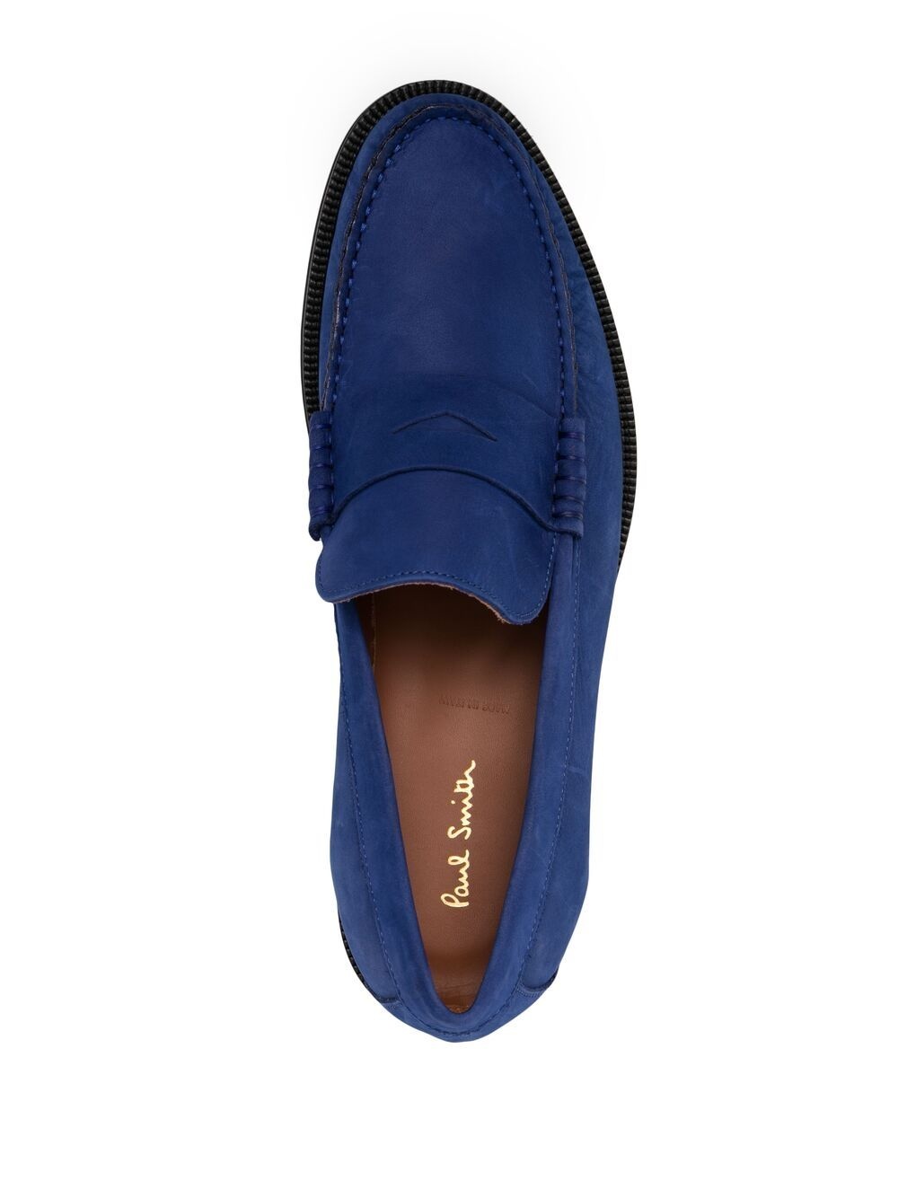 slip-on suede loafers - 4