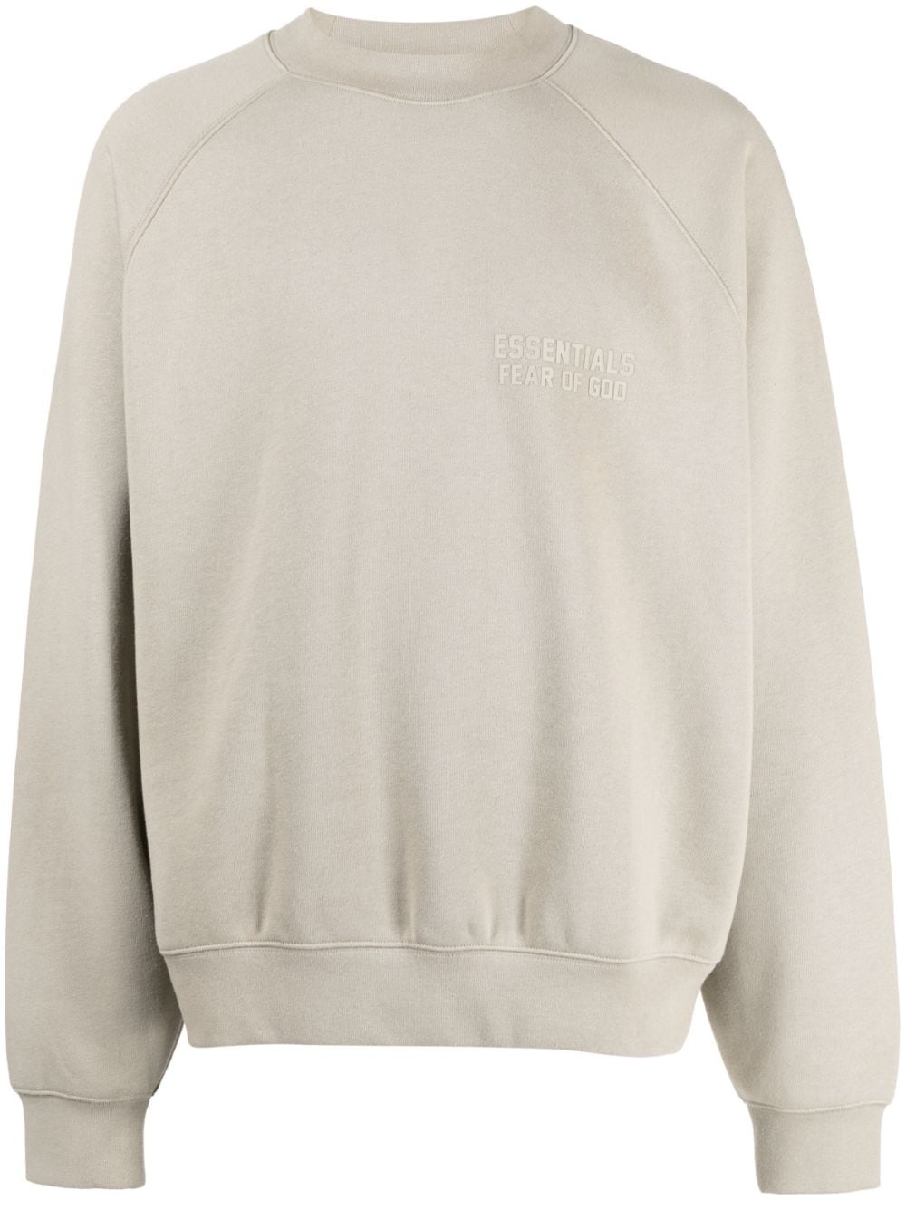 raglan-sleeve cotton-blend sweatshirt - 1