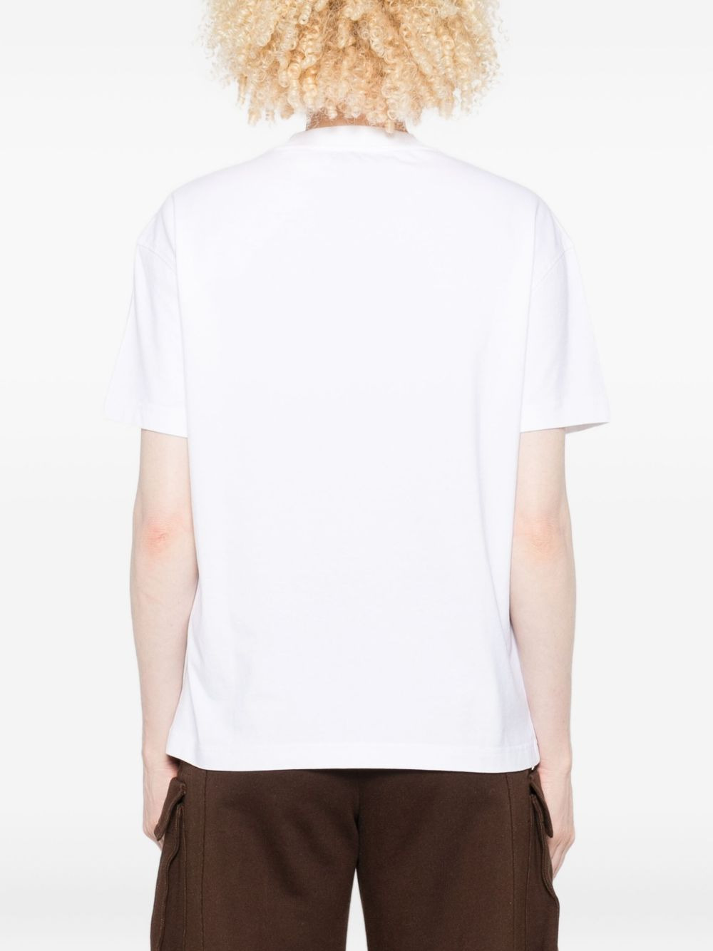floral-logo T-shirt - 4
