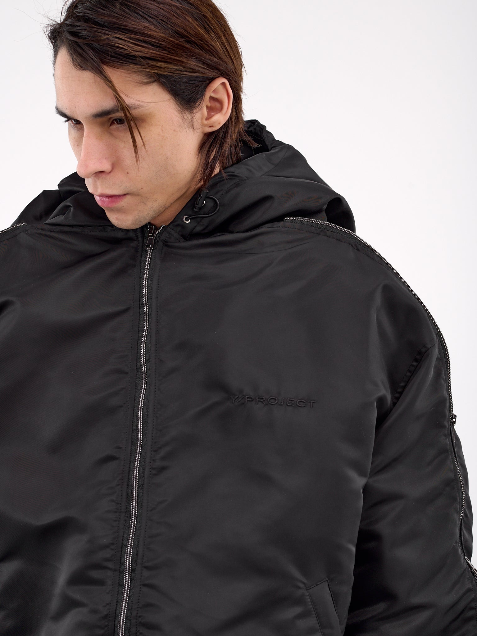 CRONOS Padded hooded jacket【BLACK】 CRONOS Padded hooded jacket【BLACK】