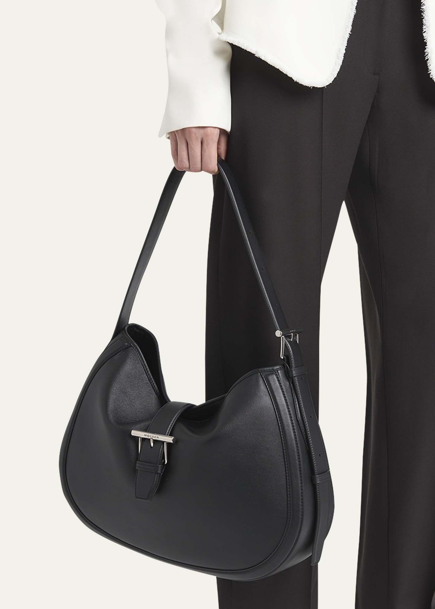 T-Bar Leather Shoulder Bag - 2