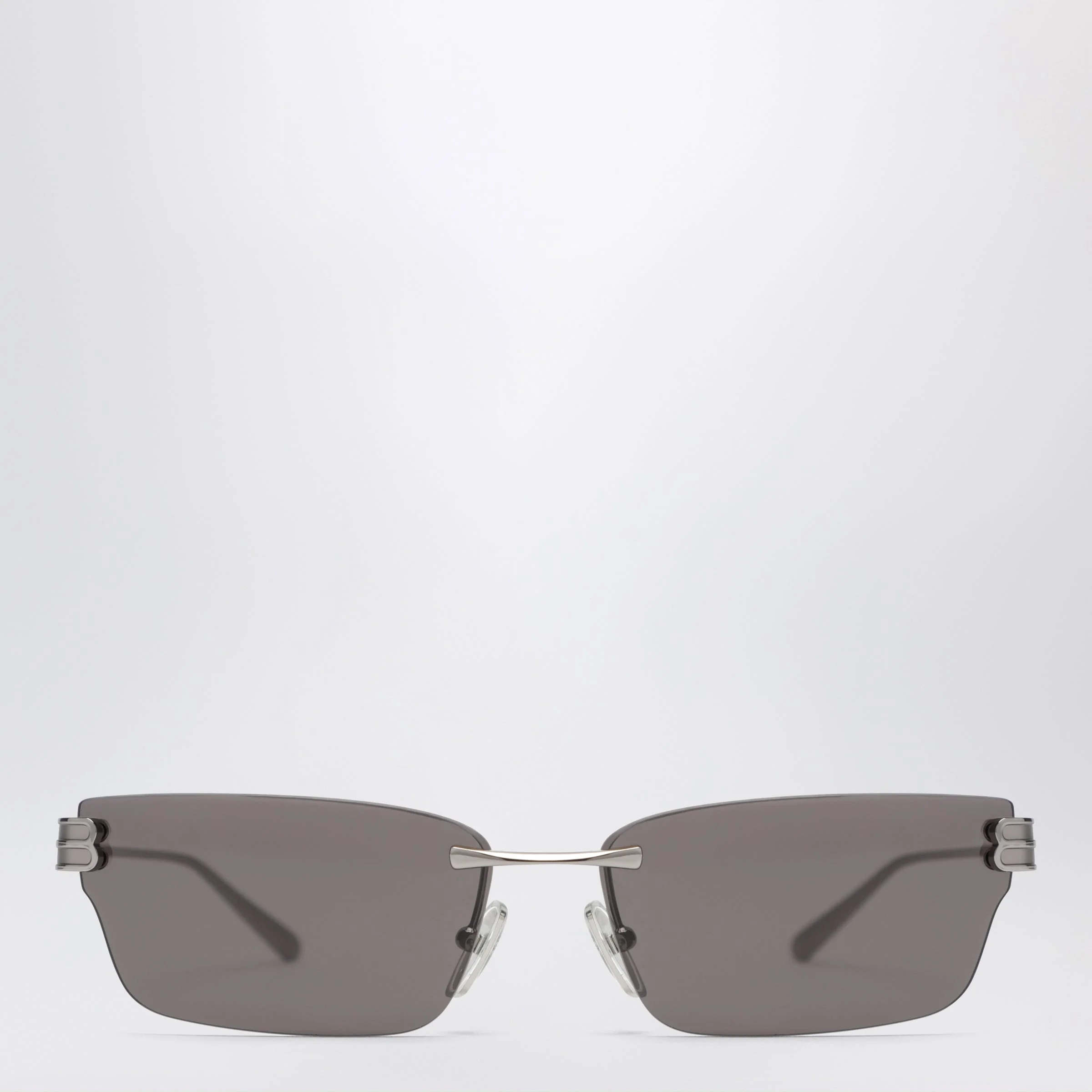 Gossip rectangular Silver/Black sunglasses - 1