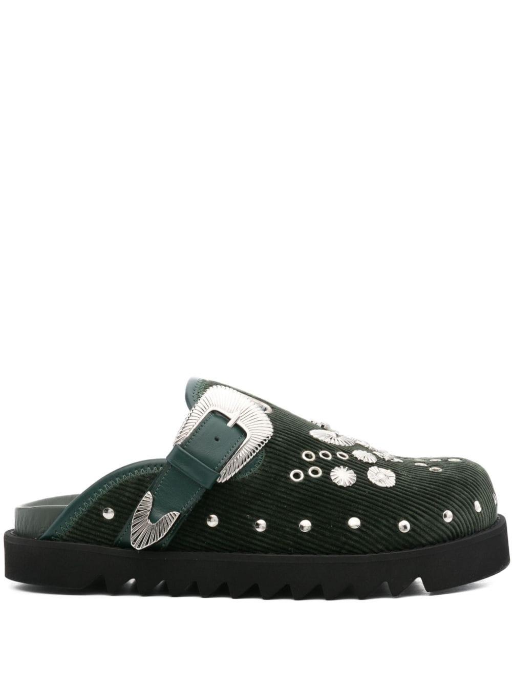 TOGA VIRILIS eyelet-metal slippers | REVERSIBLE