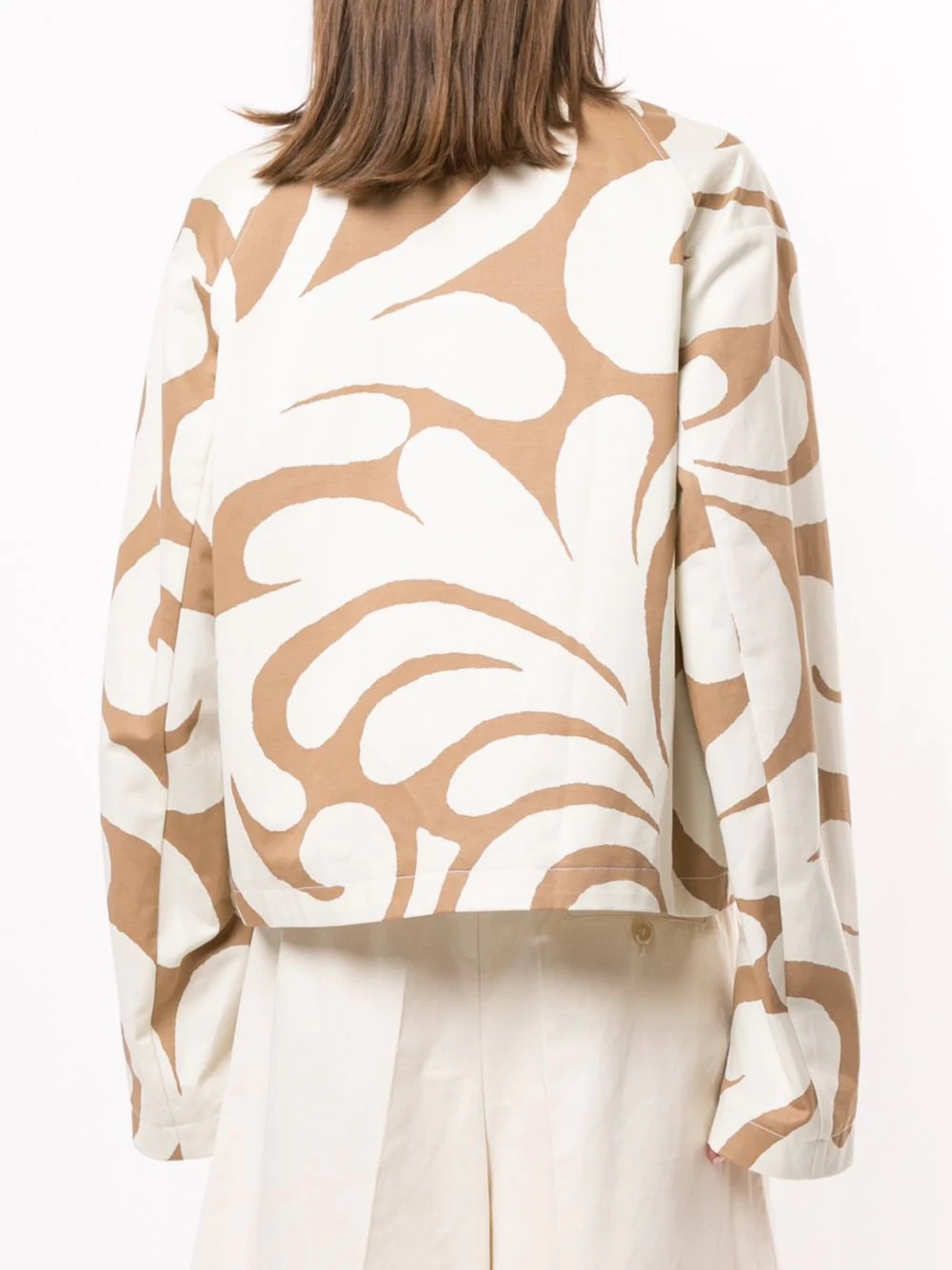 swirly print jacket - 4