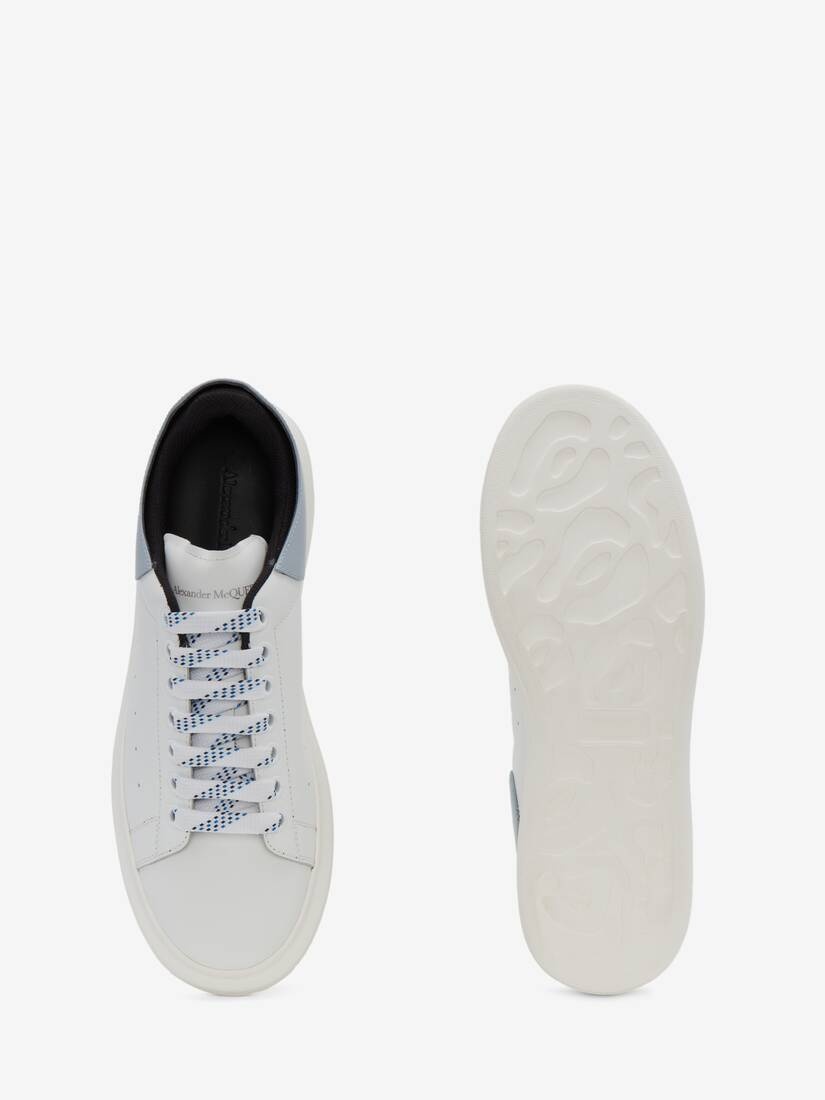 Men's Oversized Sneaker in White/spring Blue - 4