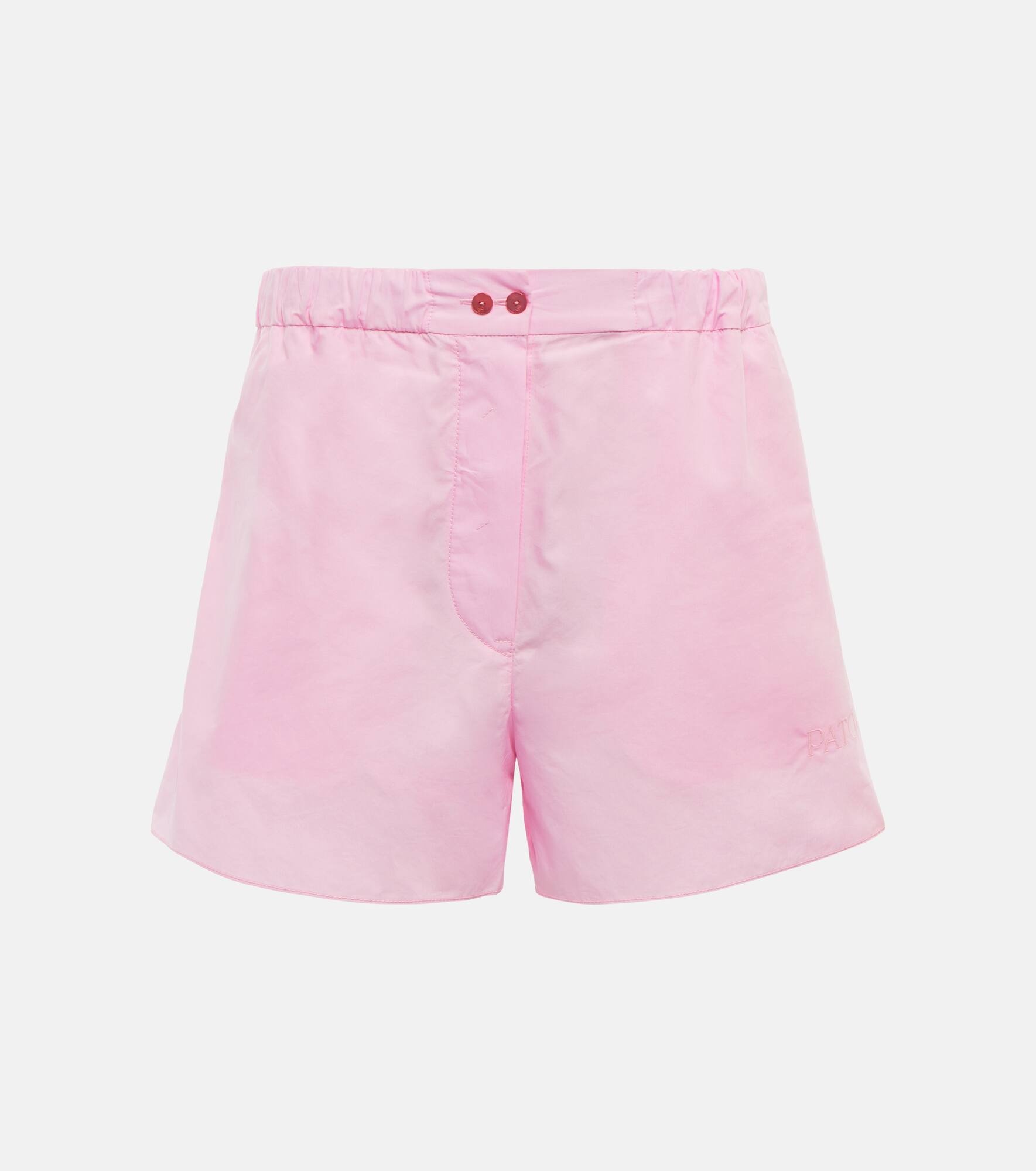 Cotton poplin shorts - 1