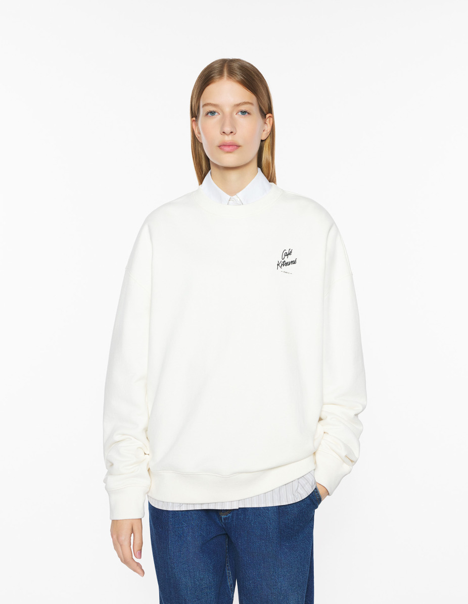 CAFE KITSUNE RELAX SWEATSHIRT - 3