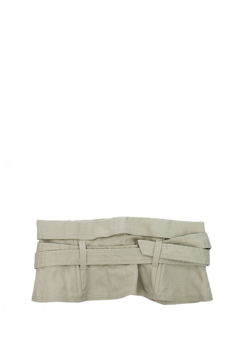 Isabel Marant High-waist belts Fabric Beige Ecru outlook